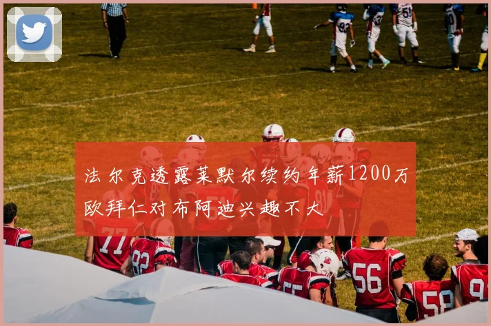 法尔克透露莱默尔续约年薪1200万欧拜仁对布阿迪兴趣不大